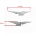 Wesiop Majestic 3D Silver Eagle Decal – Bold, High-Quality Decor for Cars, Laptops, and More